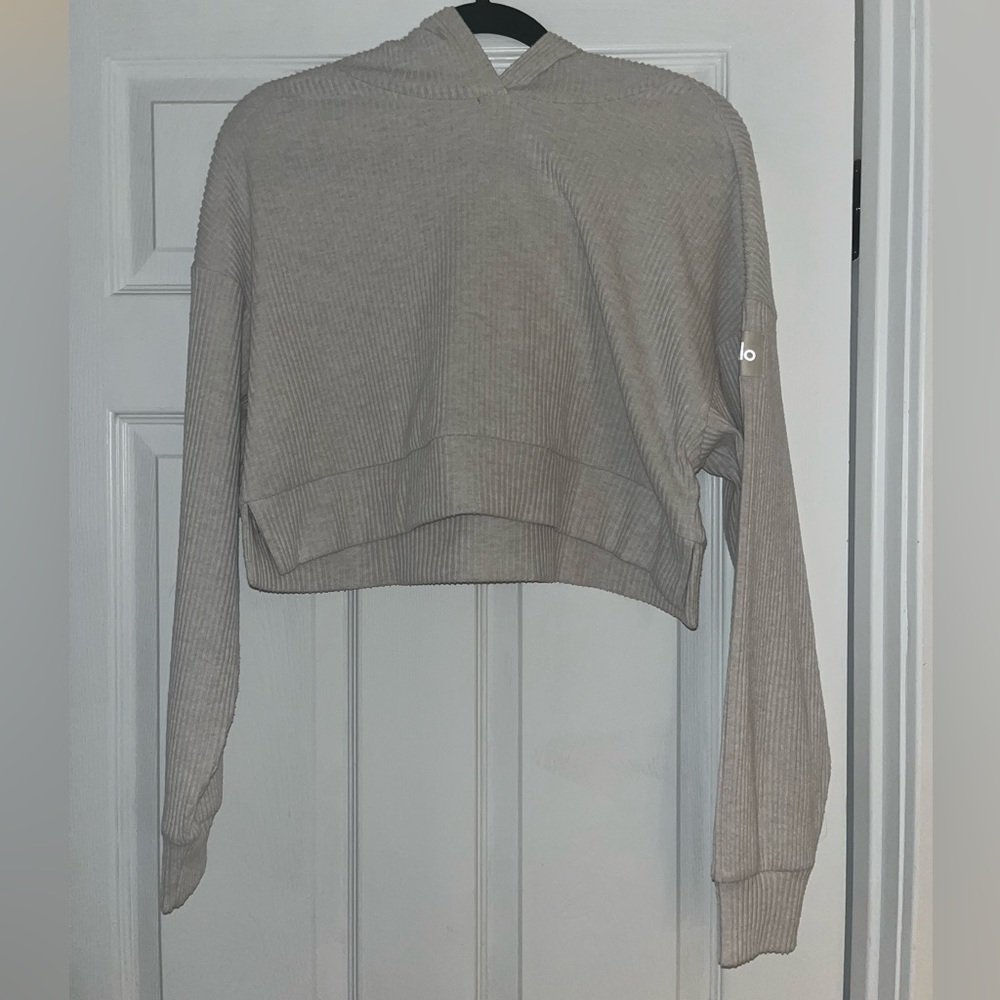Alo Muse hoodie in Bone